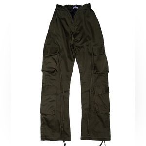 Varenne V Cut Olive Khaki Pants